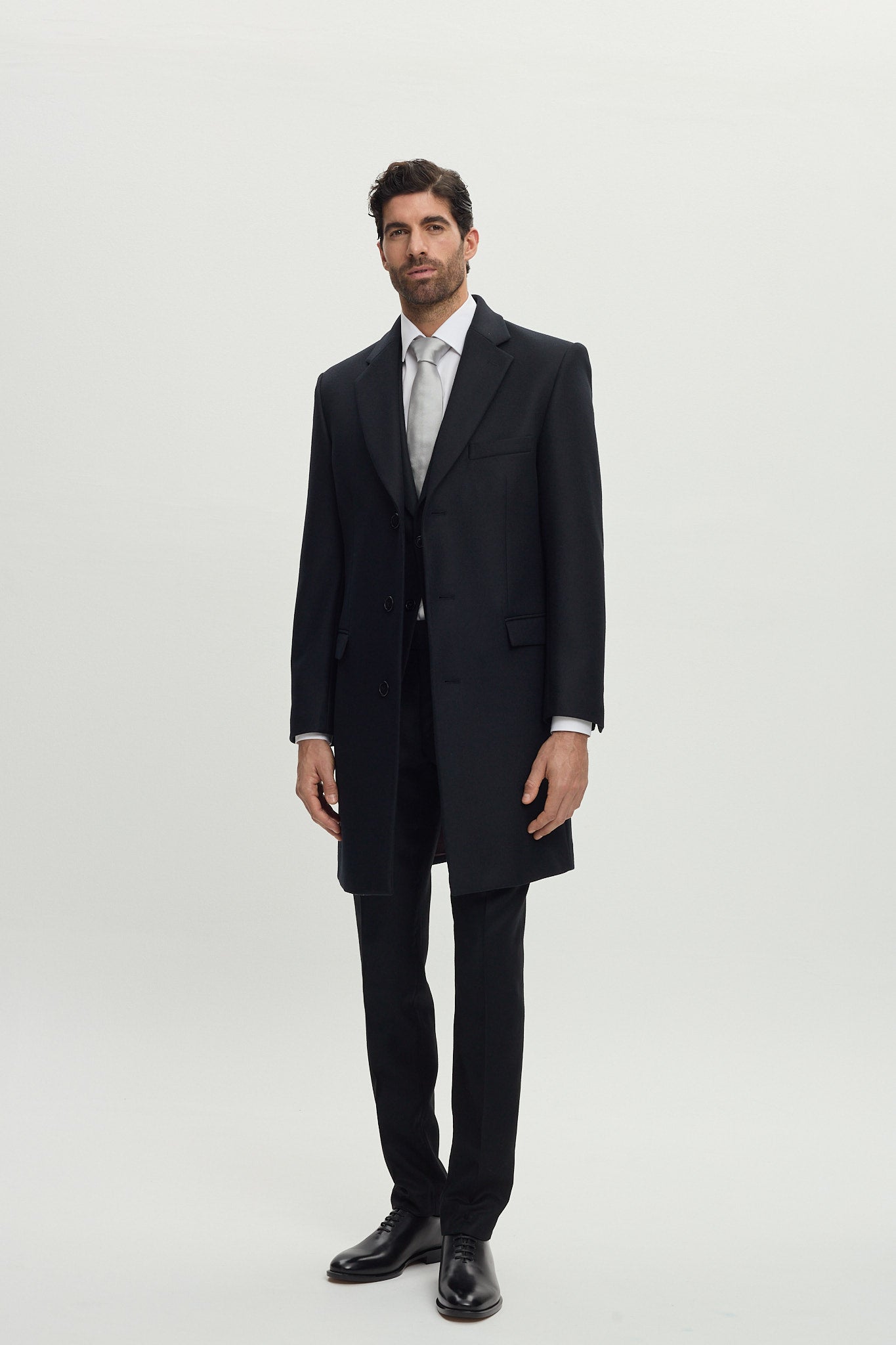 Wool & Cashmere Coat Black
