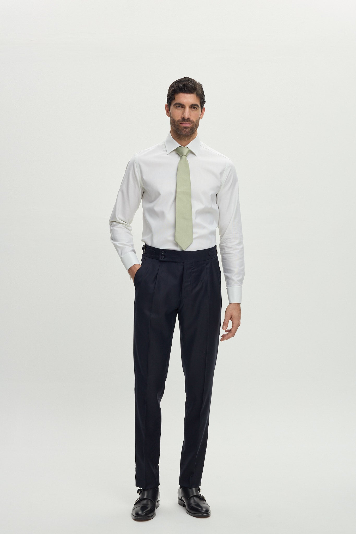 Blue Single Breasted Suit