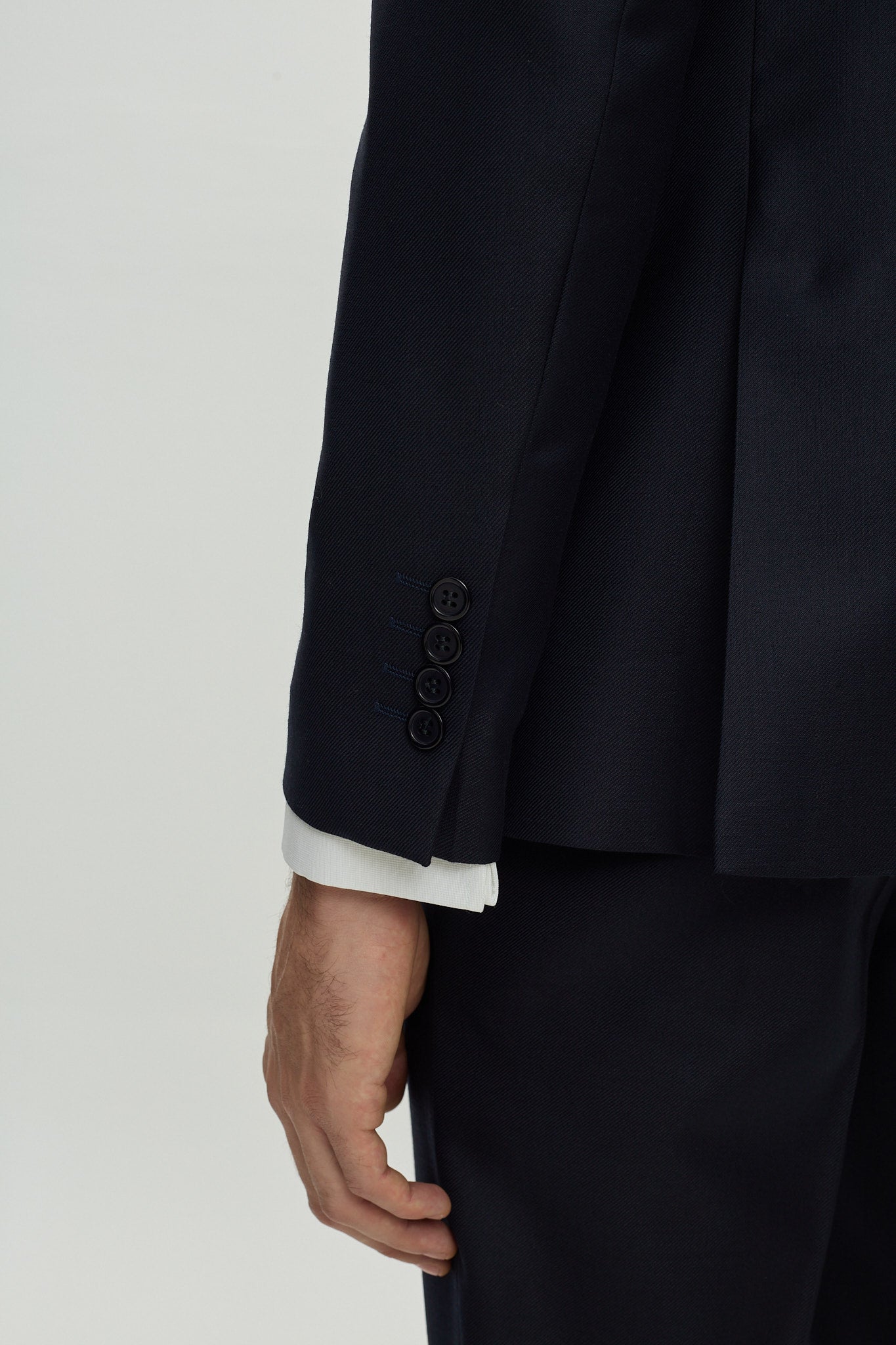 Blue Single Breasted Suit