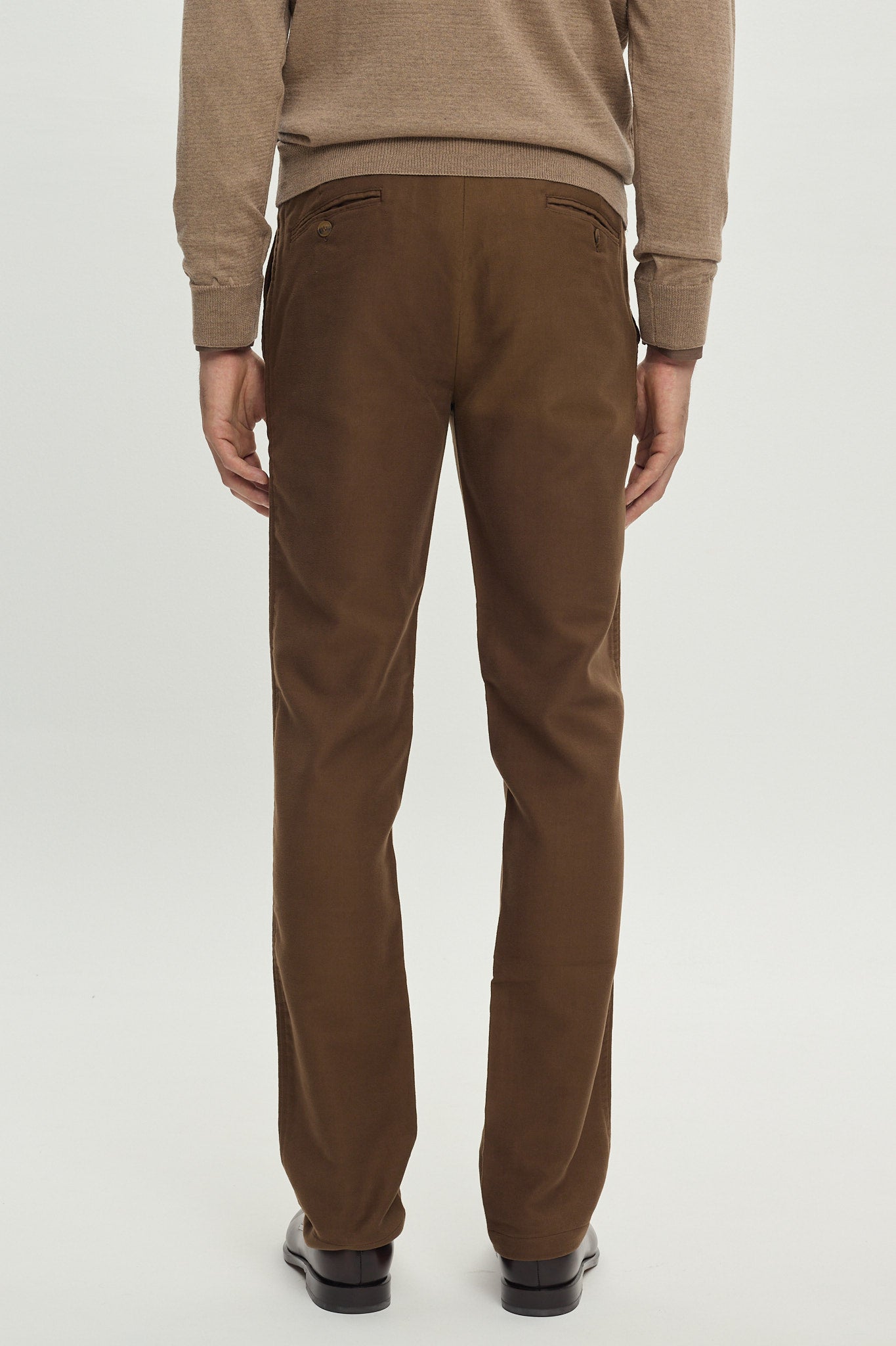 BROWN COTTON TROUSERS