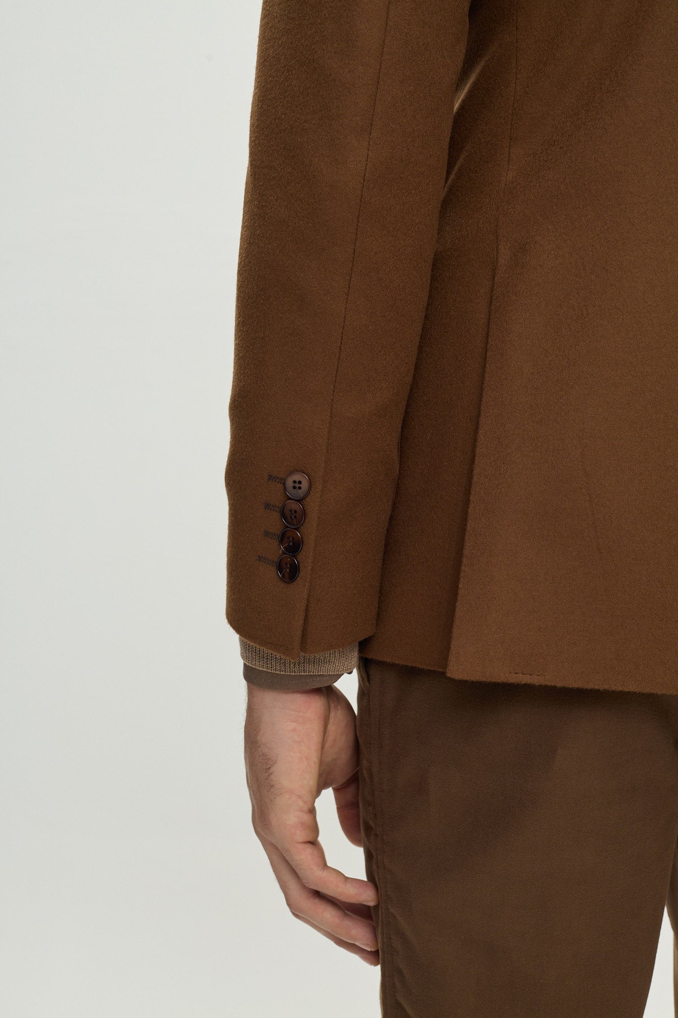 CAMEL WOOL TAILORING JACKET
