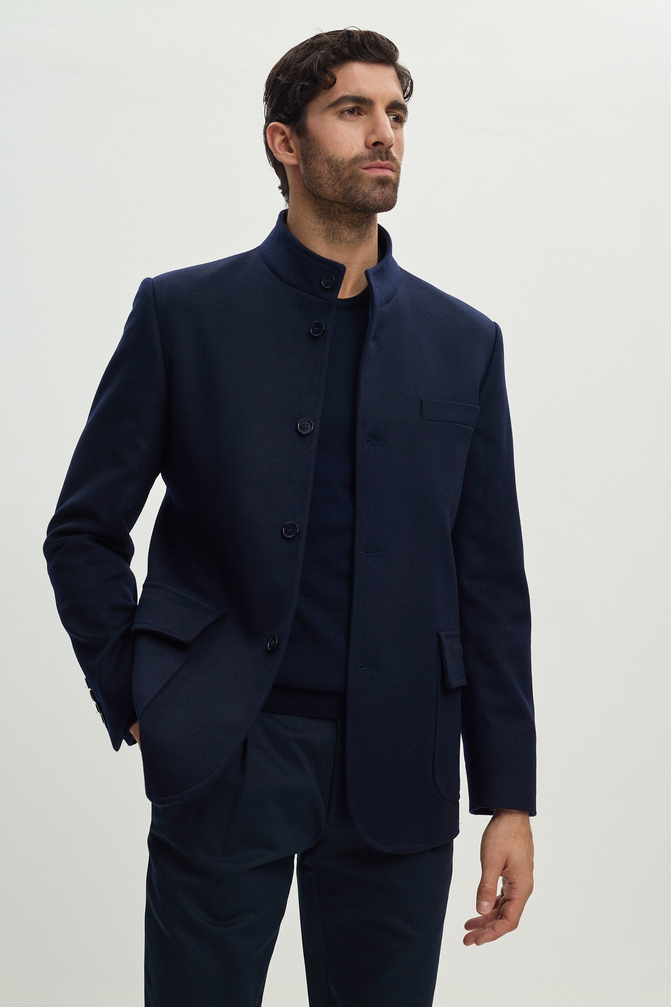 Blue Wool Jacket
