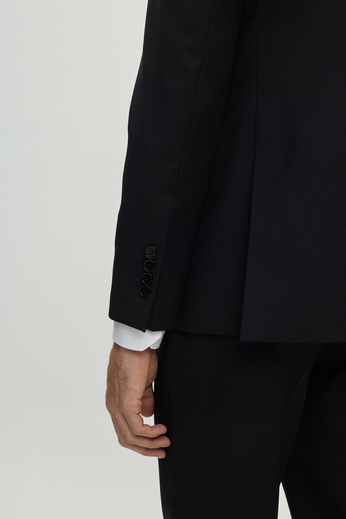 Black Single Breasted Suit