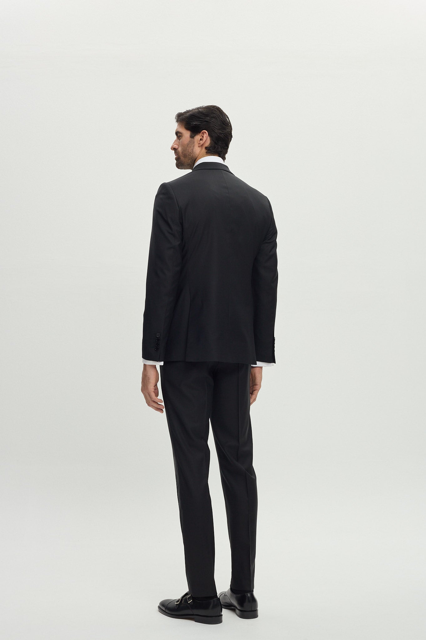 Black Double Breasted Suit