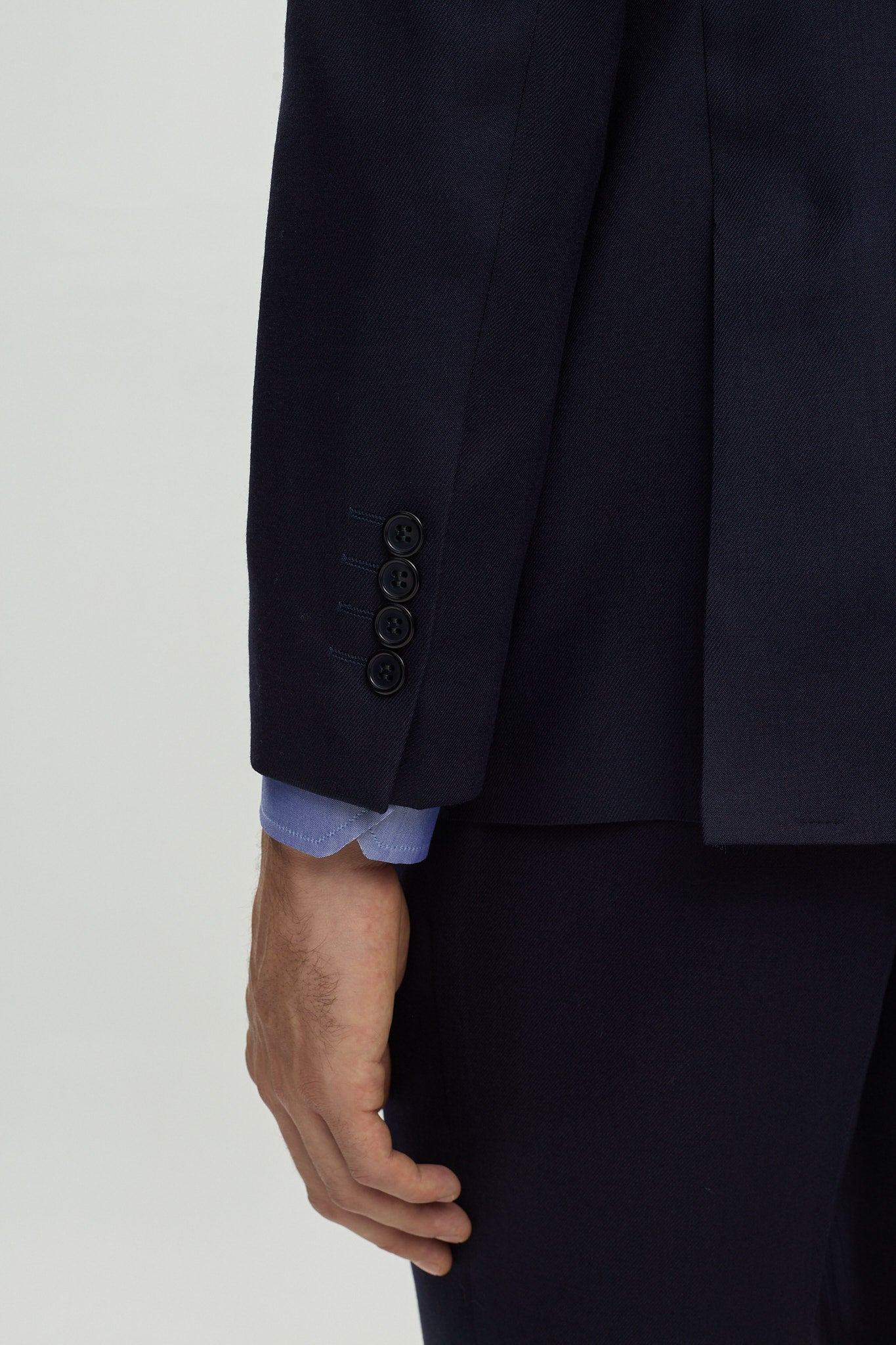 Blue Double Breasted Suit