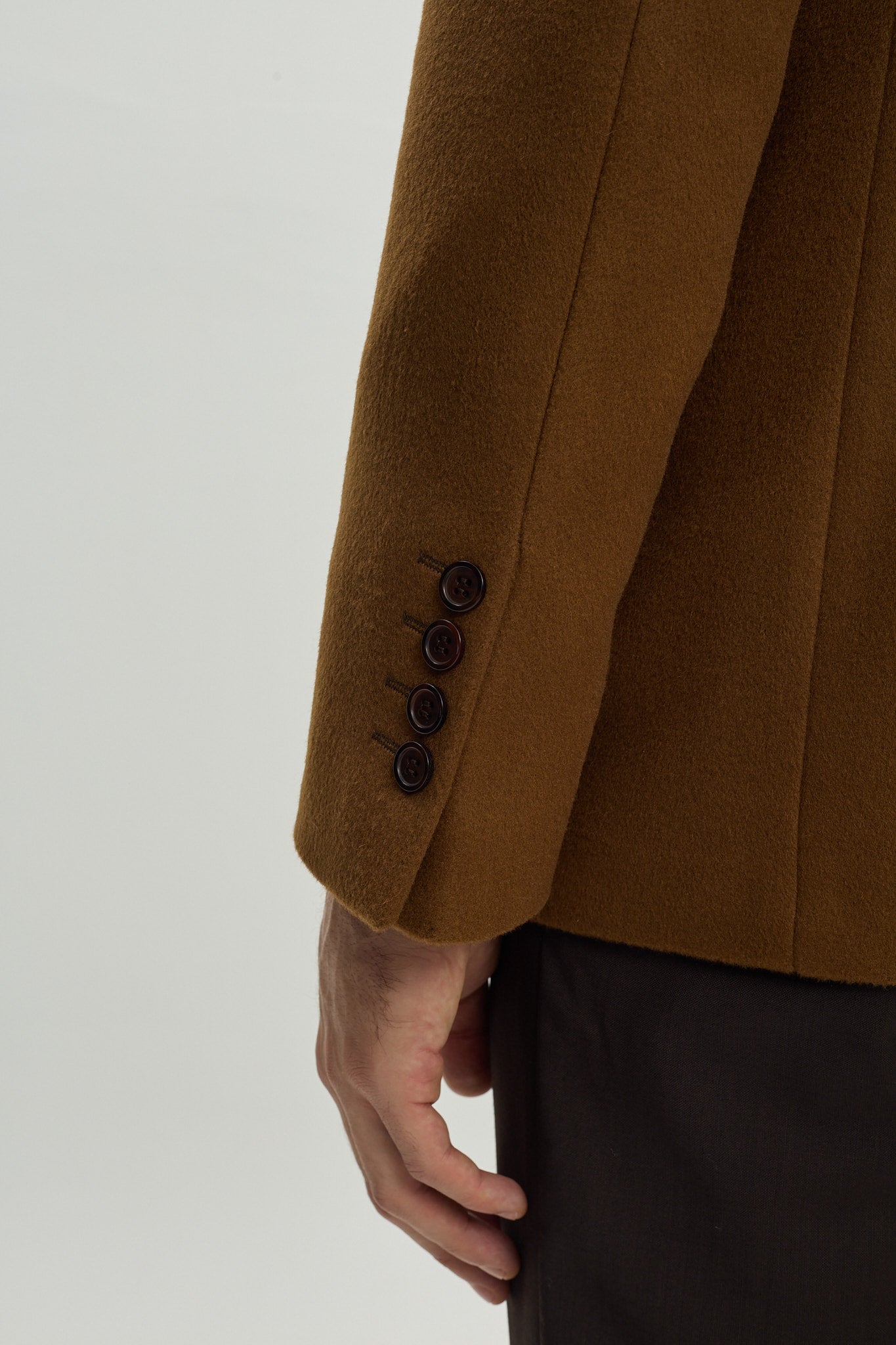 Wool and Cashmere Camel Jacket