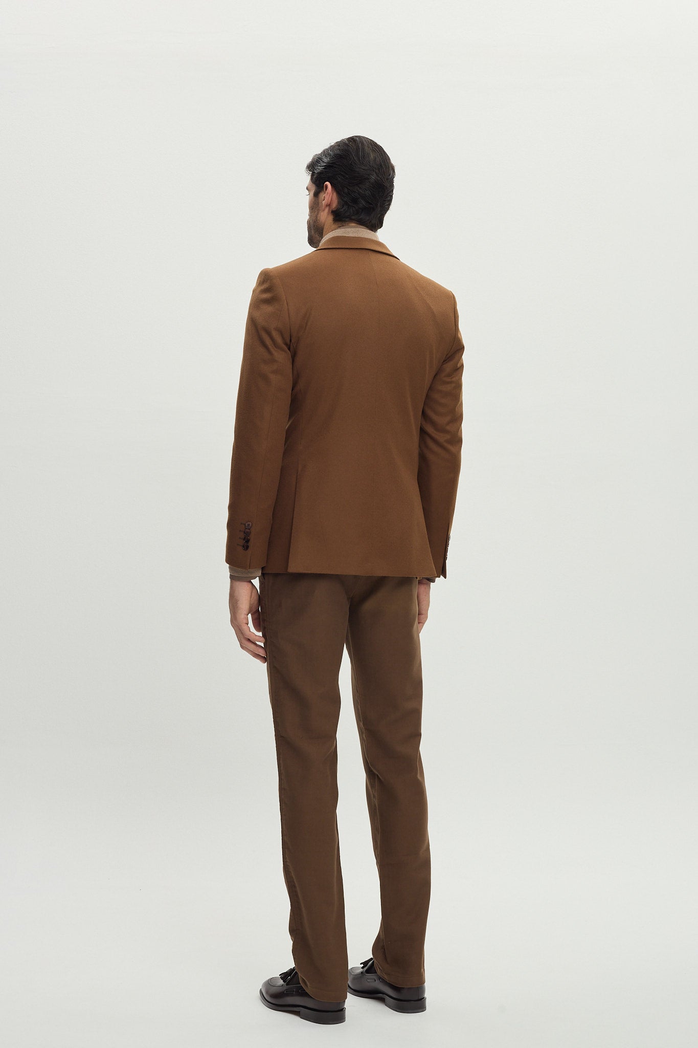 CAMEL WOOL TAILORING JACKET