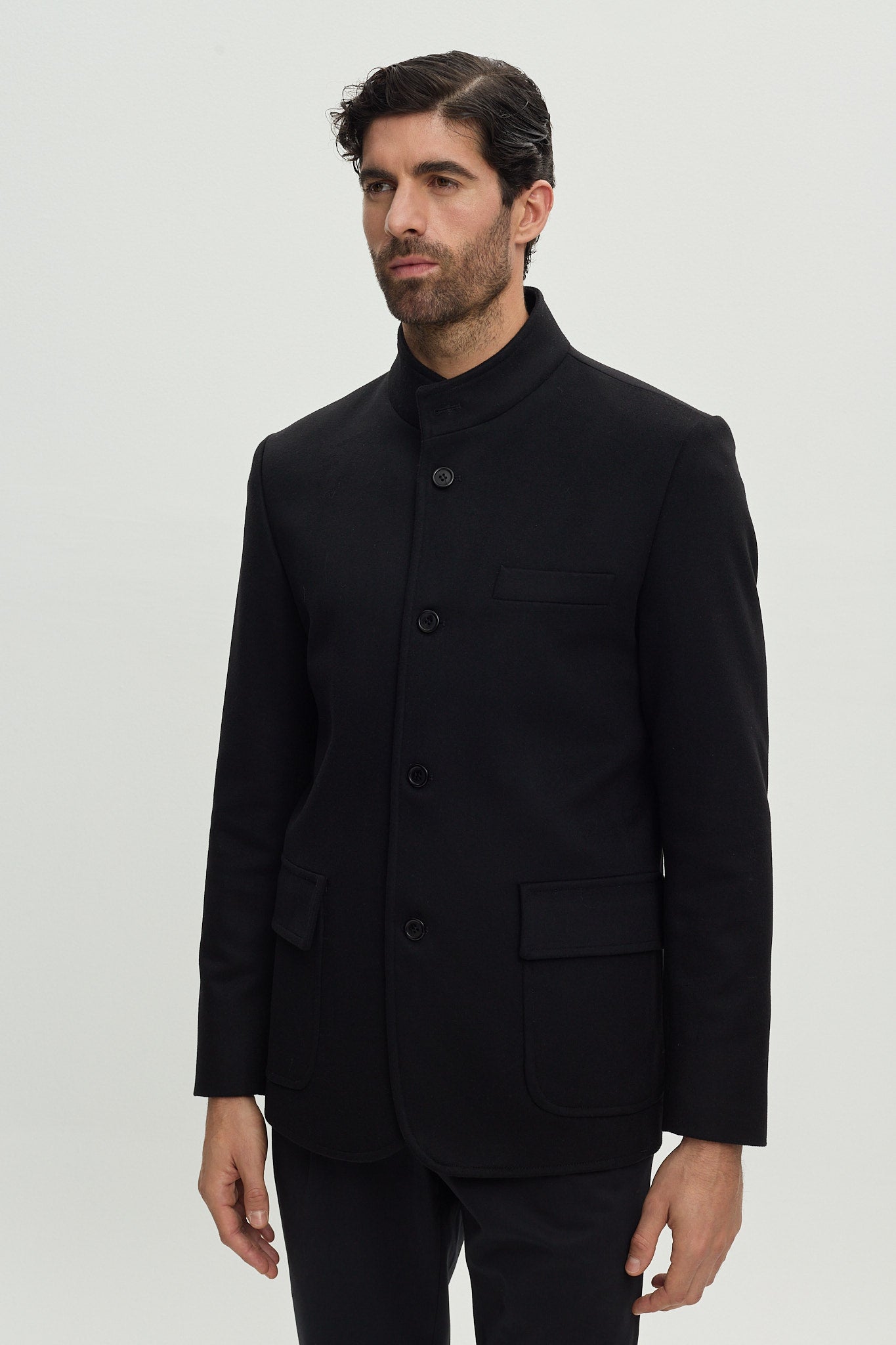 Black Wool Jacket