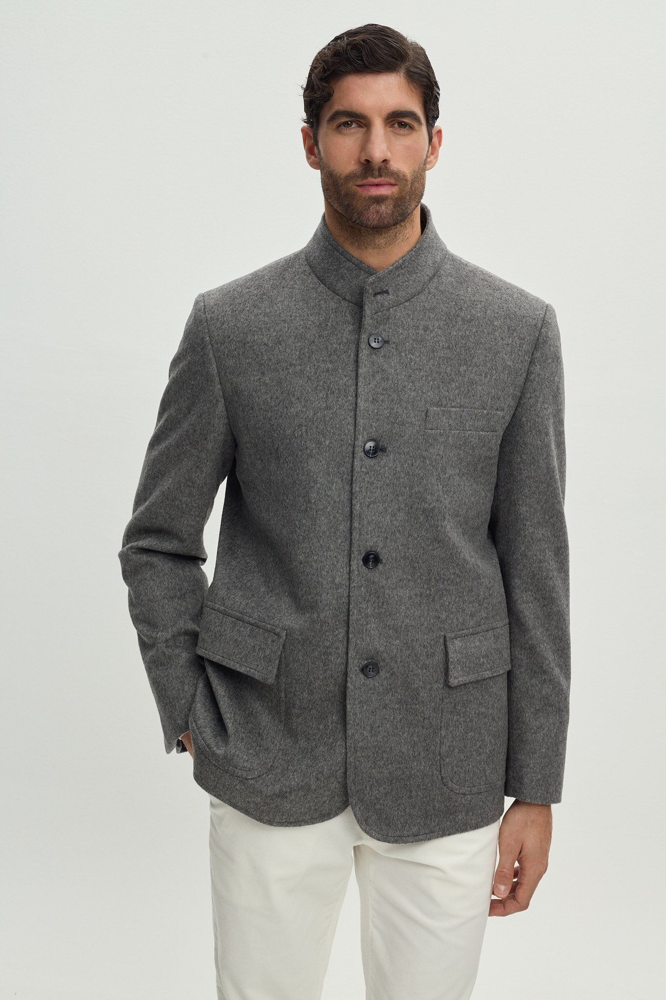 Grey Wool Jacket